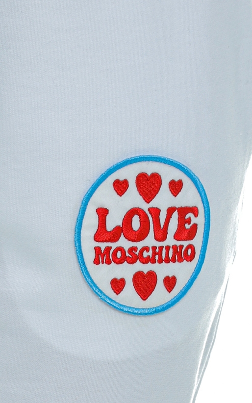 LOVE MOSCHINO-Pantaloni jogger cu patch brodat Love Moschino